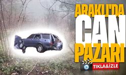 Araklı’da Can Pazarı: Uçuruma Giden Aracı Fındık Ağaçları Durdurdu