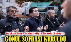 İncesu’da Gönül Sofrası Kuruldu! Başkan Kaya Mahalleliyle İftarda Buluştu