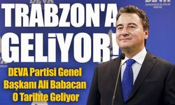 DEVA Partisi Genel Başkanı Ali Babacan O Tarihte Trabzon’da Vatandaşlarla Buluşacak