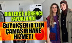 Büyükşehir'den Çamaşırhane Hizmeti! Binlerce Öğrenci Faydalandı