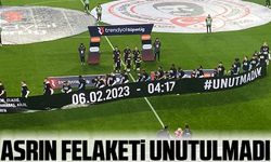 Trabzonspor ve Samsunspor, asrın felaketini ortak pankartla andı