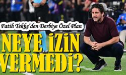 Fatih Tekke’den Derbiye Özel Plan: Alan Daralt, Temas Et, Kazan