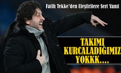 Fatih Tekke’den Açık Mesaj: “İlk Yarıdan Memnun Değilim, Takımı Kurcalamıyoruz”