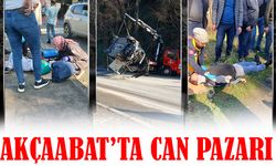 Akçaabat’ta Takla Atan Araçta Can Pazarı! Aile Yaralı Kurtarıldı