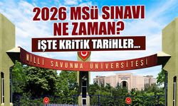 MSÜ Sınavı Saat Kaçta Başlıyor? 2026 MSÜ İçin Son Uyarılar!