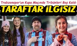 Trabzonspor’un Kupa Maçında Tribünler Boş Kaldı