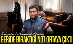 Trabzon’da karbonmonoksit faciası: Geride Bıraktığı Not Ortaya Çıktı!