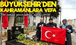 Trabzon Büyükşehir Belediyesi’nden Şehit Ailelerine ve Gazilere Vefa Ziyareti