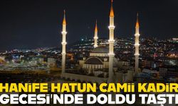 Trabzon’un yeni sembolü Hanife Hatun Camii’nde Kadir Gecesi yoğunluğu