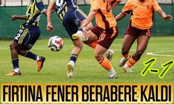 Trabzonspor Kadın Takımı 10 kişiyle lider Fenerbahçe’ye karşı galibiyeti kaçırdı