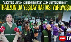 Trabzon’da Yeşilay Haftası Yürüyüşü: Binlerce Kişi Bağımlılığa Karşı Yürüdü