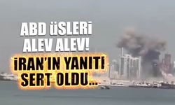 İran'dan Misilleme! ABD Üsleri Alev Alev
