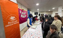 Alaçam'da ramazan dolayısıyla ebru sanatı etkinliği yapıldı