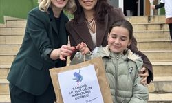 Kırsal kesimde yaşayan çocuklara bayramlık hediye edildi