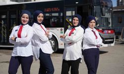 Direksiyonda kadın gücü: Samsun'da yolcuları kadın şoförler taşıyor