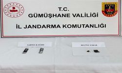 Gümüşhane'de uyarıcı madde operasyonu