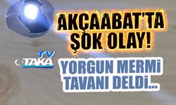 Akçaabat'ta Şok Olay! Yorgun Mermi Tavanı Deldi..