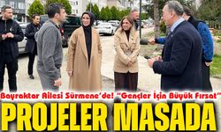 Bayraktar Ailesi Sürmene’de! Kritik Proje Masaya Yatırıldı