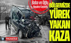 Kamyon ile Kamyonet Çarpıştı, Baba ve Oğlu Hayatını Kaybetti