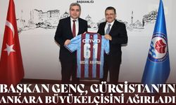 Trabzon Büyükşehir Belediye Başkanı Genç Gürcistan Büyükelçisi Archil Kalandia’yı Trabzon’da Ağırladı