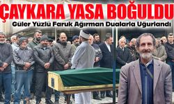 Çaykara’da Hüzünlü Gün: Faruk Ağırman Dualarla Son Yolculuğuna Uğurlandı