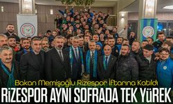 Bakan Memişoğlu Rizespor İftarına Katıldı; Rizespor Camiası Bir Arada