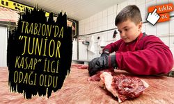 Trabzon’da 10 yaşındaki “Junior Kasap” sosyal medyada fenomen oldu