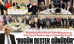 Demokrat Partililerin Vefa Buluşmasına Eski Genel Başkan Ağar Görüntülü Katıldı