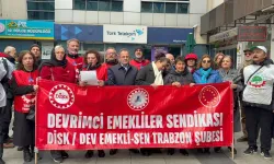 DİSK Emekli-Sen Trabzon’da Bayram İkramiyesine Tepki Gösterdi