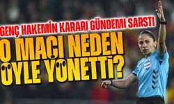 Sahada Tarih Yazdı! Genç Hakemin Kararı Gündemi Sarstı