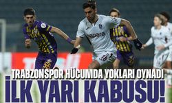İlk yarı kabusu! Trabzonspor Hücumda Yokları Oynadı