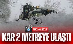 Bölgemizde Kar 2 Metreye Ulaştı: 576 Mahalle Yolu Ulaşıma Açıldı