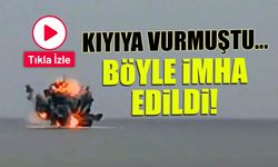 Ordu'da Kıyıya Vurulan İDA İmha Edildi! O Anlar Kayıtta...