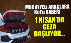Modifiyeli Araç Sahiplerine Kötü Haber: 1 Nisan’da Büyük Ceza Kapıda!