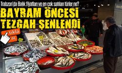 Trabzon'da Ramazan Bayramı öncesi balık piyasası hareketlendi: Çeşitlilik dikkat çekiyor