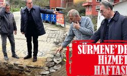 Sürmene’de Hizmet Seferberliği: İlçenin Her Noktasında Çalışma Var