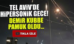 Tel Aviv'de Hipersonik Gece! Demir Kubbe Pamuk Oldu