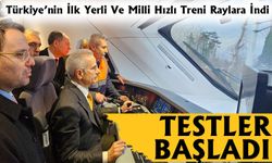 Türkiye’nin İlk Yerli Ve Milli Hızlı Treni Raylara İndi