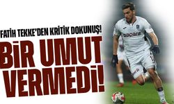 Fatih Tekke’den Kritik Dokunuş! Trabzonspor’da 11’e Umut Nayır Hamlesi