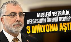 Çalışma ve Sosyal Güvenlik Bakanı Vedat Işıkhan, Mesleki Yeterlilik Belgelerinde dikkat çeken rakamı açıkladı