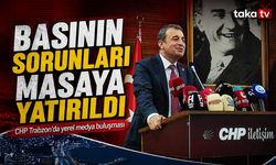 CHP Trabzon Yerel Medya Buluşmasında Basının Sorunları Masaya Yatırıldı