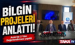 Arsin Belediye Başkan Hamza Bilgin 2 yıllık çalışmalarını duyurdu ;işte dikkat çeken projeler