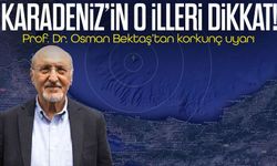 Prof. Dr. Osman Bektaş’tan kritik uyarı: Trabzon ve Rize’de deprem riski var