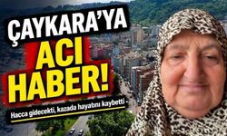 Çaykara’ya Acı Haber ; Hacca Gidecekti, Otobüs Beklerken Kaza Geldi