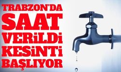 Trabzon’da Sabah Şoku! O İlçede Sular Aniden Kesildi, Saat Verildi