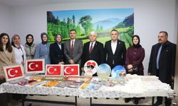 Of'ta el sanatları öğrenen kursiyerlere sertifikaları verildi