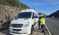 Of'ta öğrenci servisleri denetlendi