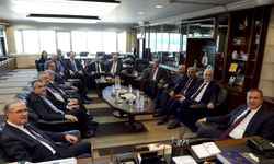 OSBÜK Başkanı Kütükcü TTSO'yu ziyaret etti