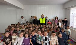 Samsun'da minik öğrencilere trafik eğitimi verildi
