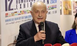 Trabzon'da '12. Uluslararası Görsel Mizahi Yapıtlar Sergisi' açıldı